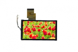 480*272 pixel 6.2 inch TFT LCD screen support 24 bit RGB 