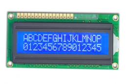 16x2 character LCD display module 